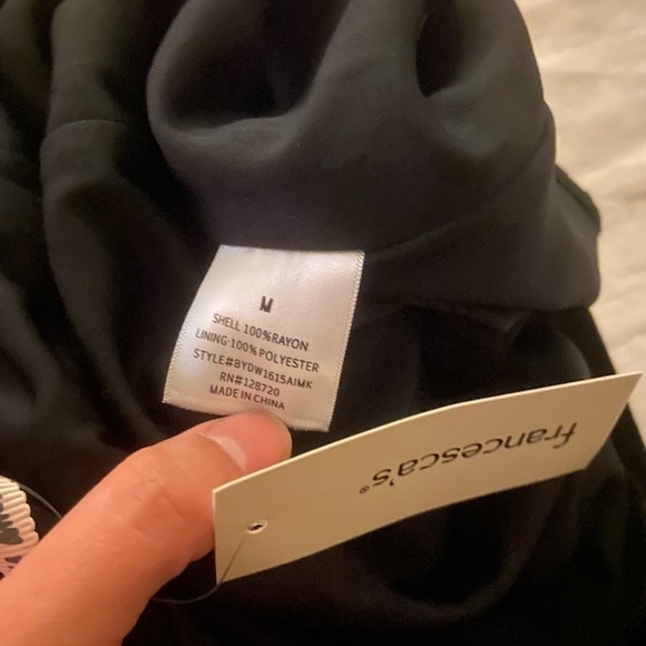 NWT francescas collection scalloped embroidered hem size Medium - Picture 5 of 5